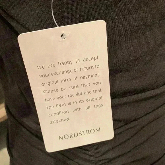 19 Cooper Ruched Dress with bow detail in back - Picture 3 of 5